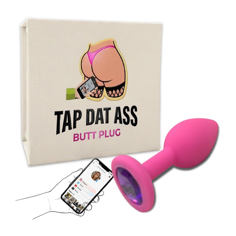 TapDatAss NFC Smart Silicone Butt Plug – Waterproof Beginner Anal Toy with Flared Base