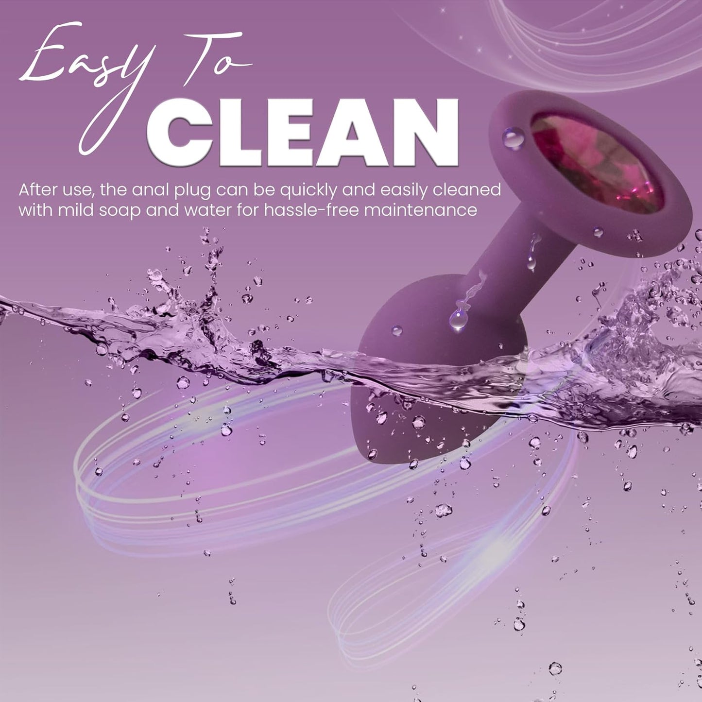 TapDatAss NFC Smart Silicone Butt Plug – Waterproof Beginner Anal Toy with Flared Base