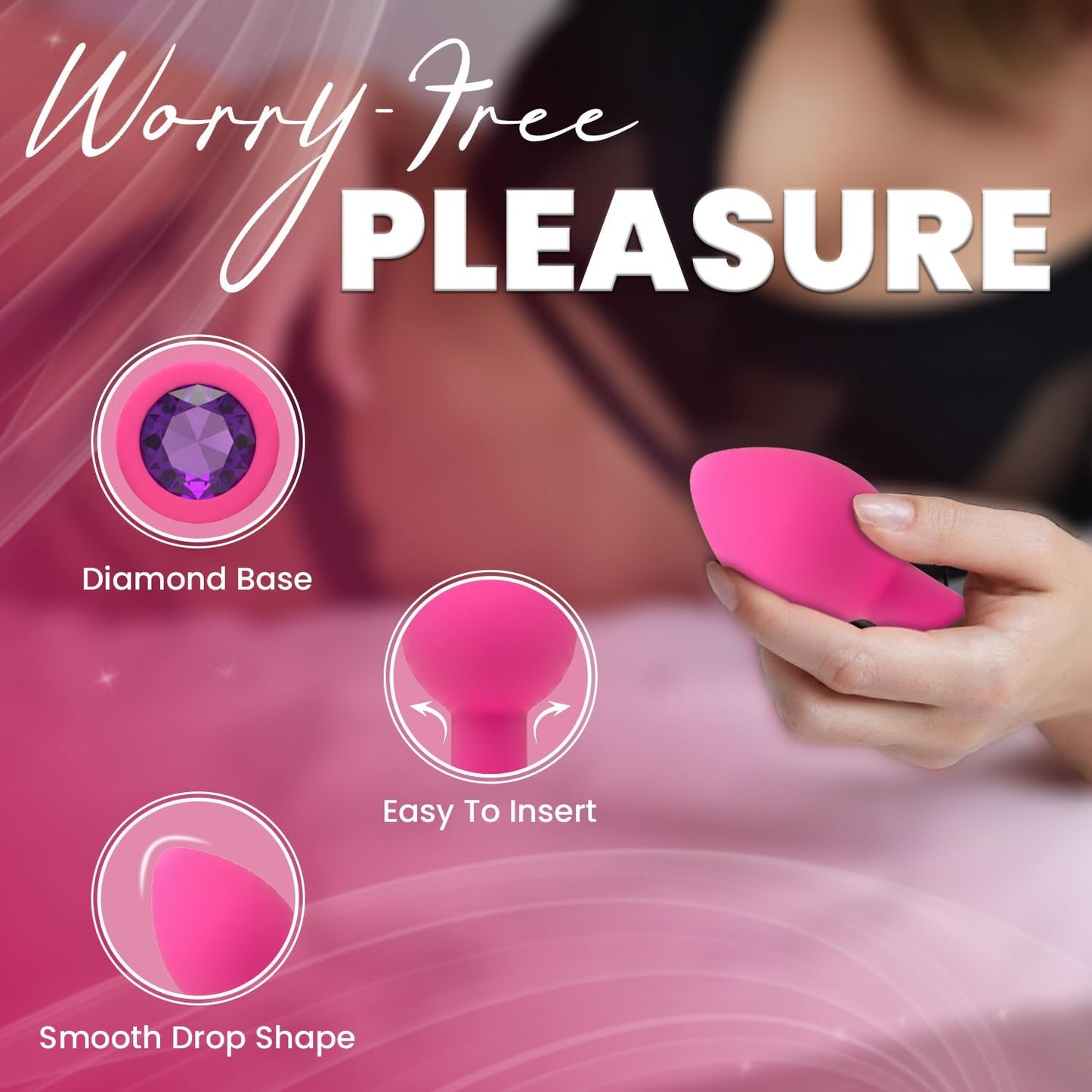 TapDatAss NFC Smart Silicone Butt Plug – Waterproof Beginner Anal Toy with Flared Base