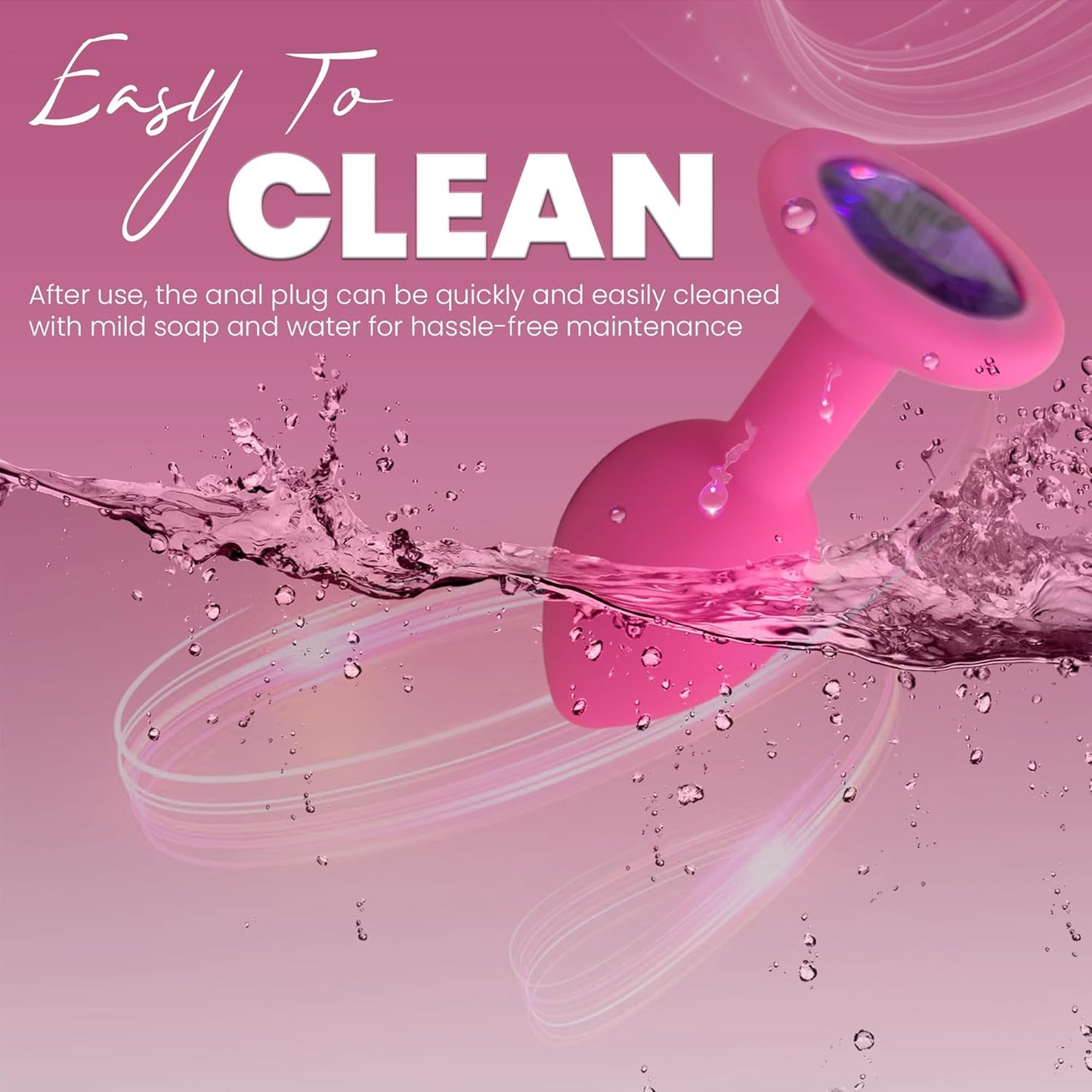 TapDatAss NFC Smart Silicone Butt Plug – Waterproof Beginner Anal Toy with Flared Base